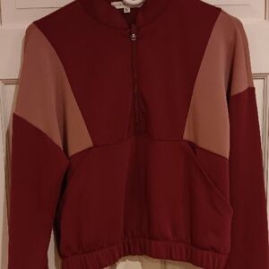 Red Sincerely Jules sweatshirt